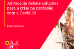 Advocacia debate soluções para a crise na profissão com a Covid-19