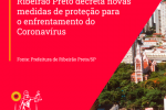 Ribeirão Preto decreta novas medidas de proteção para enfrentamento do Coronavírus
